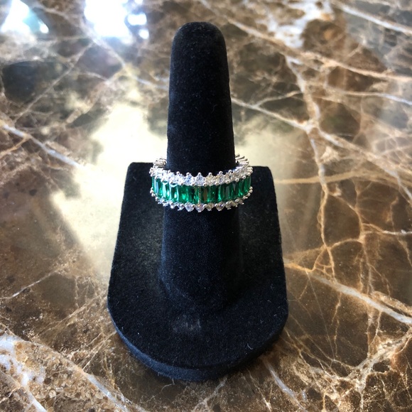 NEW Eternity Band Sterling Silver 925 S - Picture 4 of 5